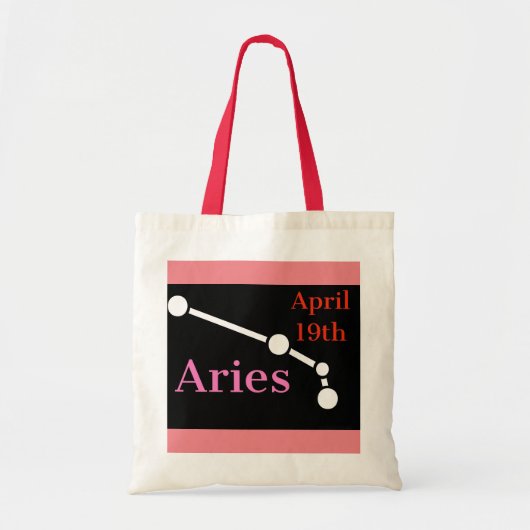 Aries Tote Bag (Voorkant)