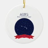 Aries Traits Keramisch Ornament (Voorkant)