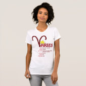 Aries Traits T-Shirt (Voorkant volledig)