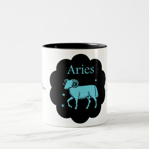 Aries Tweekleurige Koffiemok