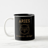 Aries Tweekleurige Koffiemok (Links)