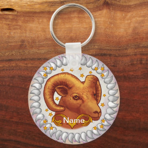 Aries Verjaardag sleutelhangers