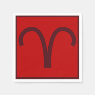 Aries Verjaardagsfeest servetten
