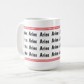 Aries Vibes Koffiemok (Voorkant links)