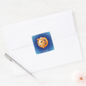 Aries Vierkante Sticker (Envelop)
