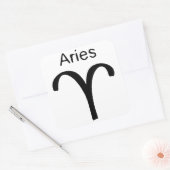 Aries Vierkante Sticker (Envelop)
