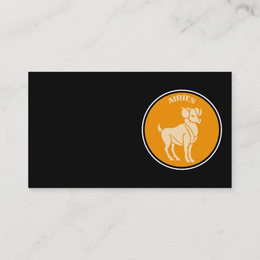 Aries Visitekaartje (Achterkant)