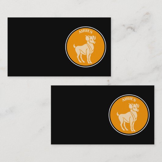 Aries Visitekaartje (Voorkant / Achterkant)