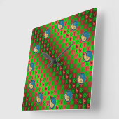 Aries & Water Goat Vierkante Klok (Hoek)