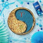 Aries & Water Monkey Papieren Bordje (Feest)