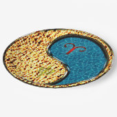 Aries & Water Monkey Papieren Bordje (Gekanteld)