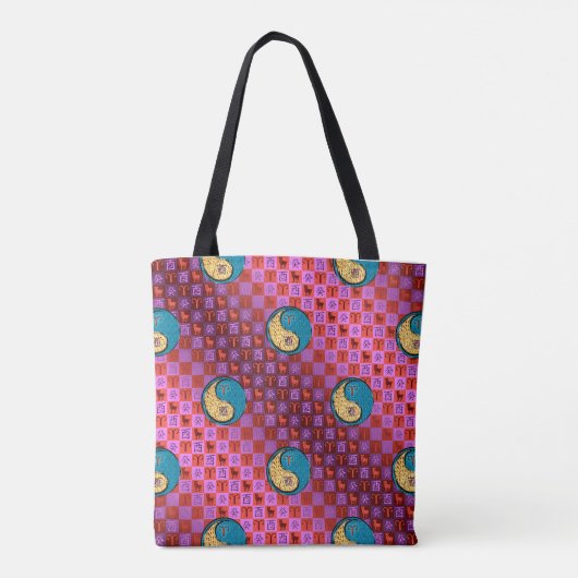 Aries & Water Rooster Tote Bag (Achterkant)