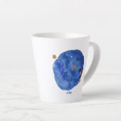 Aries Waterverf Night Sky Constellation Zodiac Latte Mok (Rechterhoek)