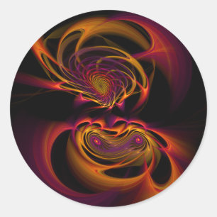 Aries Woman - Fractal Sticker