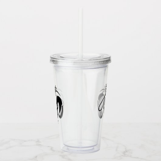 Aries Zodiac Acryl Drinkbeker (Rechts)