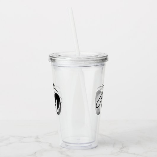 Aries Zodiac Acryl Drinkbeker (Links)