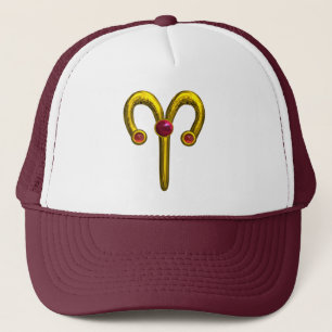 ARIES ZODIAC BIRTHDAY JEWEL TRUCKER PET