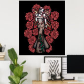 Aries Zodiac Fairy Goddess Astrology Fairies Poster (Thuiskantoor)