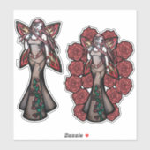 Aries Zodiac Fairy Goddess Astrology Fairies Sticker (Vel)