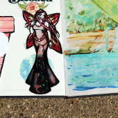 Aries Zodiac Fairy Goddess Astrology Fairies Sticker