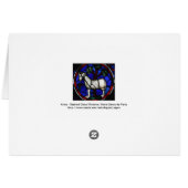 Aries Zodiac Glas in lood Notre-Dame de Paris GC (Achterkant Horizontaal)