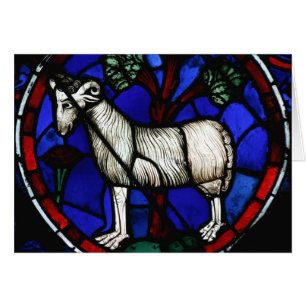 Aries Zodiac Glas in lood Notre-Dame de Paris GC
