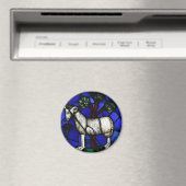 Aries Zodiac Glas in lood Notre-Dame de Paris Mag Magneet (Insitu (Vaatwasser))