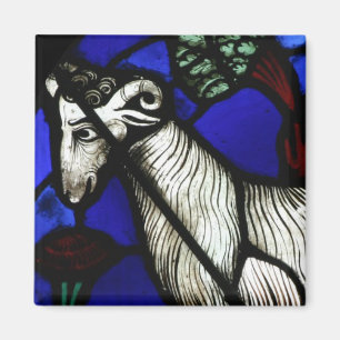 Aries Zodiac Glas in lood Notre-Dame de Paris SFM Magneet