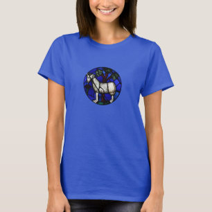 Aries Zodiac Glas in lood Notre-Dame de Paris T-sh T-shirt