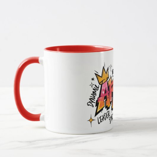 Aries Zodiac Graffiti Mok (Links)