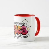 Aries Zodiac Graffiti Mok (Voorkant rechts)