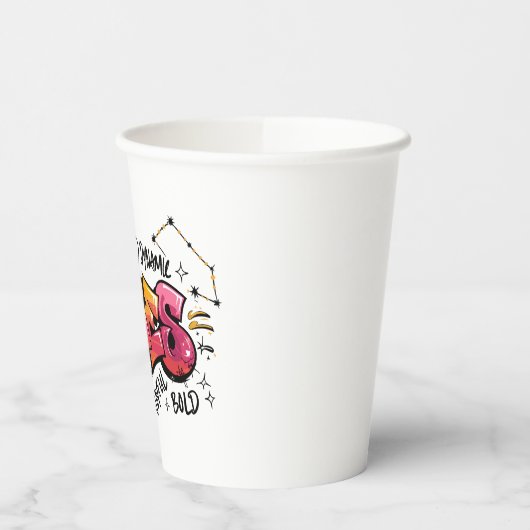 Aries Zodiac Graffiti  Papieren Bekers (Links)