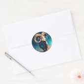 Aries Zodiac Graphic Ronde Sticker (Envelop)
