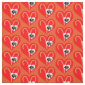 Aries Zodiac Heart Stof (Swatch)