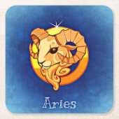 aries zodiac onderzetters (Voorkant)