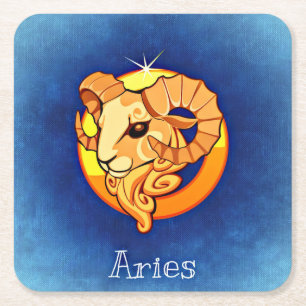 aries zodiac onderzetters