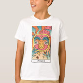 Aries Zodiac Sign Abstract Art  T-shirt (Voorkant)
