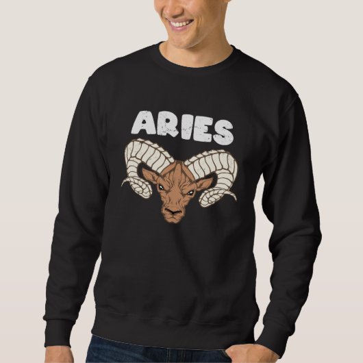 Aries Zodiac Sign Aries Personality Trui (Voorkant)