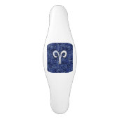 Aries Zodiac Sign Blue Digital Camouflage Keramische Kastgreep (Voorkant)