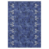 Aries Zodiac Sign Blue Digital Camouflage Tafelkleed (Voorkant)