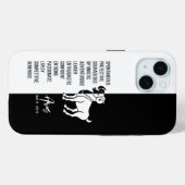 Aries Zodiac Sign Case-Mate iPhone Case (Achterkant (horizontaal))