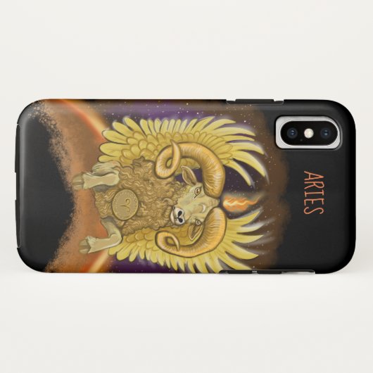 Aries Zodiac Sign Case-Mate iPhone Case (Achterkant (horizontaal))