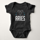 Aries Zodiac Sign Horoscope Constellation Romper (Voorkant)