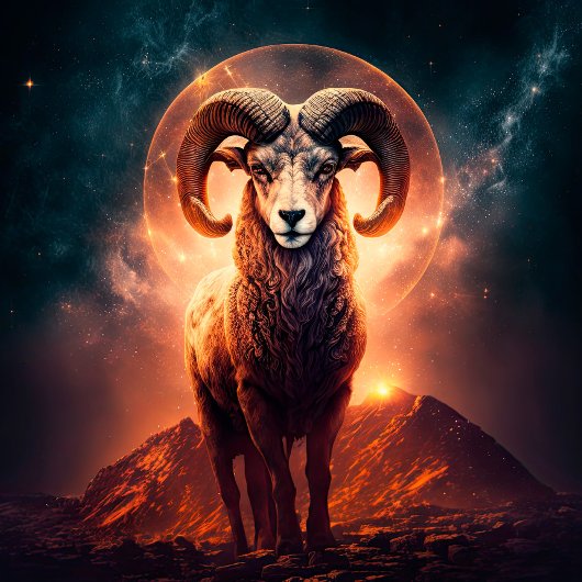 Aries Zodiac Sign Jigzaag Puzzle Legpuzzel