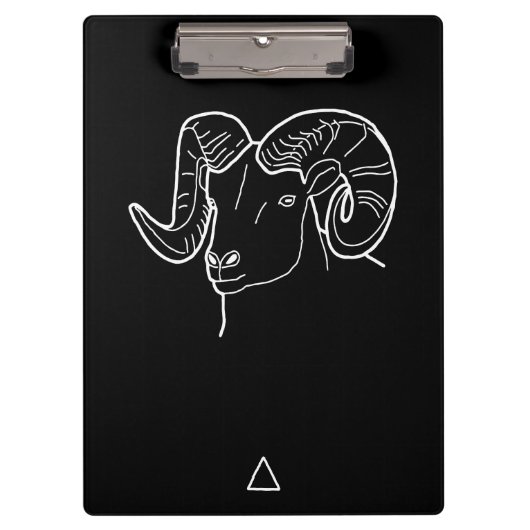 Aries Zodiac Sign -  Klembord (Voorkant)