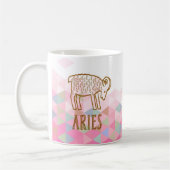 Aries Zodiac Sign Koffiemok (Links)