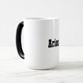 Aries Zodiac Sign Morphing Mug Magische Mok (Voorkant links)