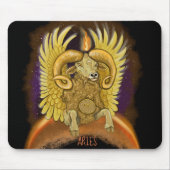 Aries Zodiac Sign Muismat (Voorkant)