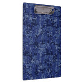 Aries Zodiac Sign on Navy Blue Digital Camo Klembord (Rechts)