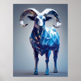 Aries Zodiac Sign Poster